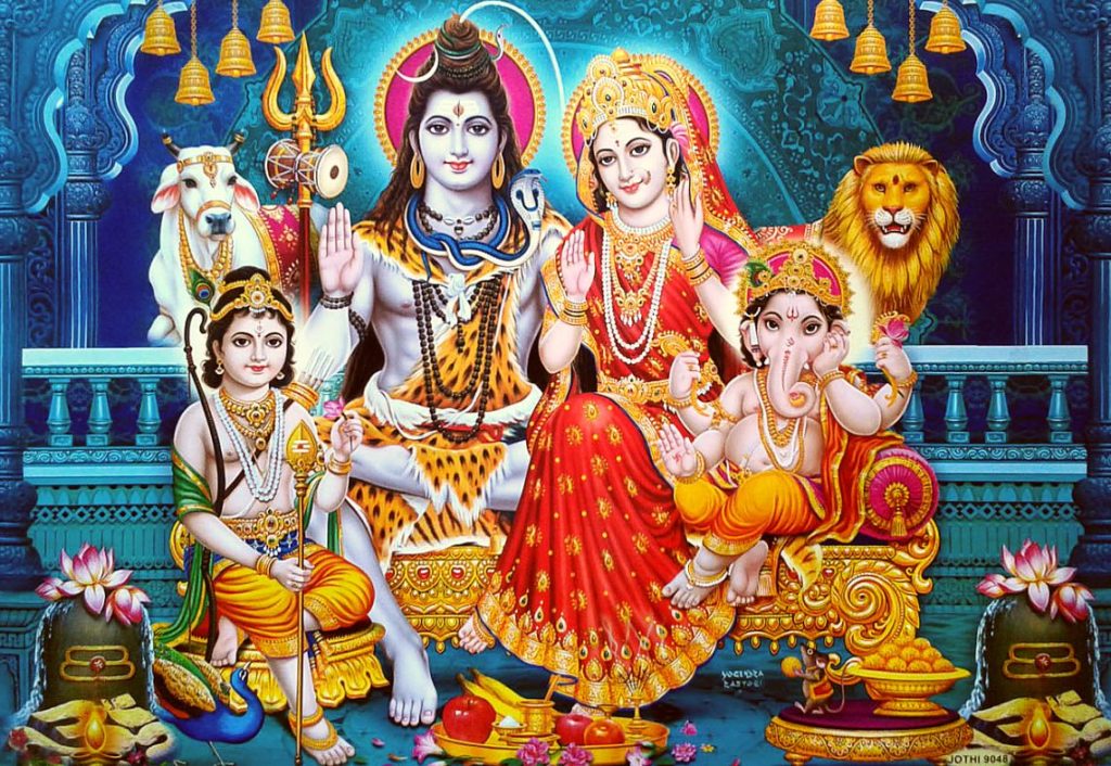 भगवान गणेश और उनके बड़े भाई  स्कंद