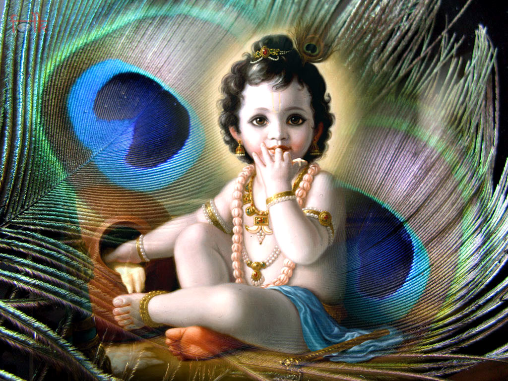 बाल कृष्ण और  त्रिनवर्त